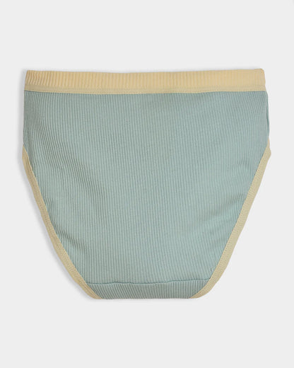 Mi Arcus Peach, Skin & Sea Green Panties-Solid-Cotton-Pack of 3-For Infants