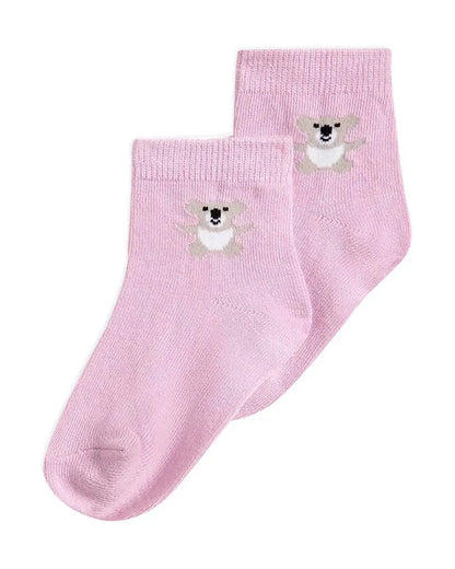 Mi Arcus Pink & White Socks-Other Prints-Bamboo Cotton-Pack of 3-For Infants