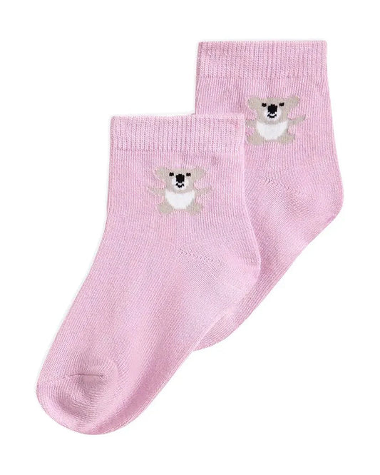 Mi Arcus Pink & White Socks-Other Prints-Bamboo Cotton-Pack of 3-For Infants
