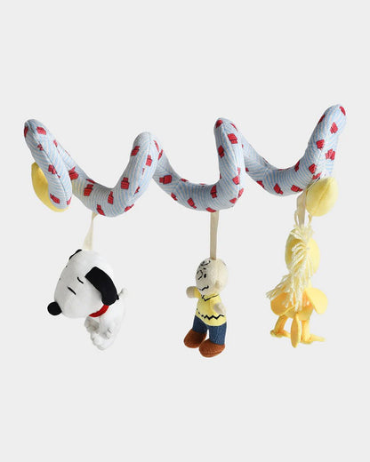 Mi Arcus Peanut Adorbs Spiral Activity Soft Toy-Wraps Around Cot Bars & Strollers-Plush Cuddly Toy For Newborn