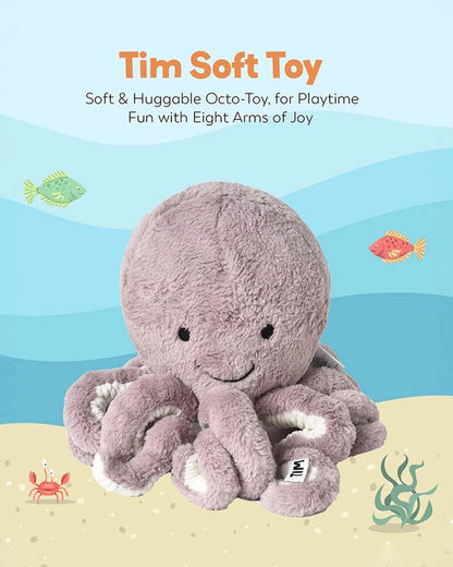 Mi Arcus Sea World Tim Octopus Soft Toy-Improves Tactile Stimulation-Plush Cuddly Toy For Newborn