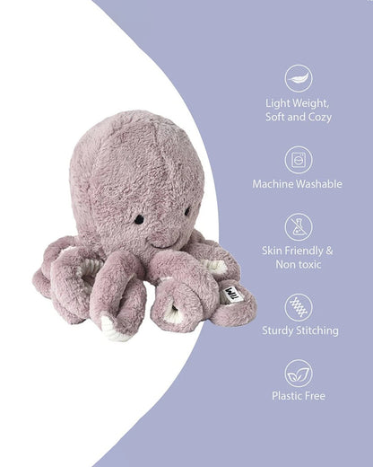 Mi Arcus Sea World Tim Octopus Soft Toy-Improves Tactile Stimulation-Plush Cuddly Toy For Newborn