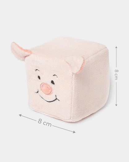 Mi Arcus Farm Friends Animal Face Cubes-Soft Toy-100% Cotton-Pack of 4-Plush Cuddly Toy For Newborn