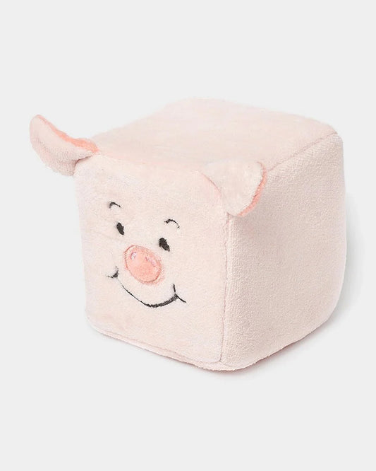 Mi Arcus Farm Friends Animal Face Cubes-Soft Toy-100% Cotton-Pack of 4-Plush Cuddly Toy For Newborn