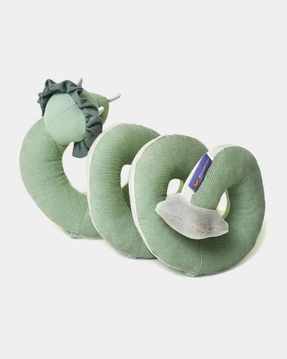 Mi Arcus Farm Friends Spiral Activity Soft Toy-Attached Rattle-Wraps Around Cot Bars & Strollers-Plush Cuddly Toy Newborn