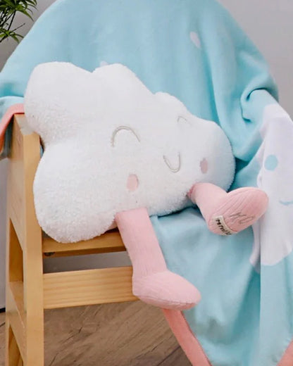 Mi Arcus Mino Cloud Knitted Soft Toy-Machine Washable-Improves Sensory Growth-Pink-For Newborn