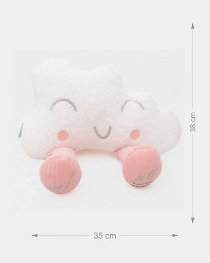 Mi Arcus Mino Cloud Knitted Soft Toy-Machine Washable-Improves Sensory Growth-Pink-For Newborn
