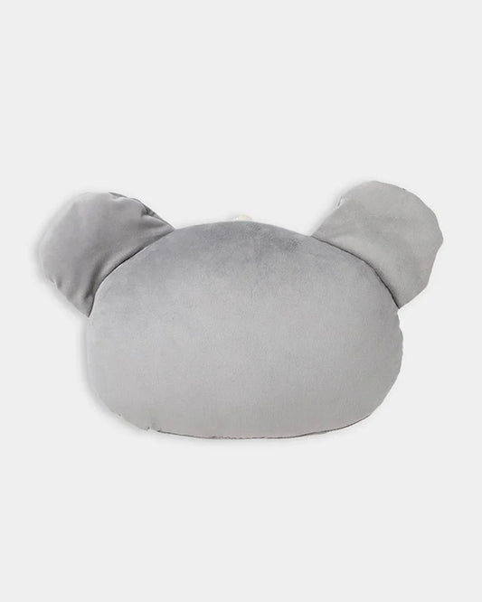 Mi Arcus Neutral Love Koala Face Shaped Zuzu Cushion-Lightweight & Soft-Grey-For Infants