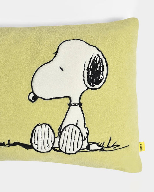 Mi Arcus Peanuts Snoopy Printed baby Pillow-Lightweight & Soft with Patchwork-For Toddlers