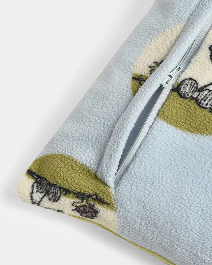 Mi Arcus Peanuts Snoopy Printed baby Pillow-Lightweight & Soft with Patchwork-For Toddlers