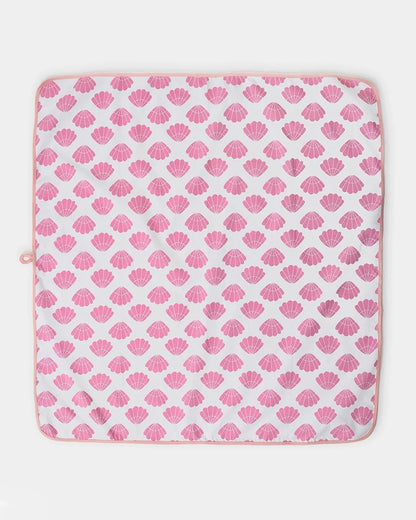 Mi Arcus Mermazing Mattress Protector-Lightweight & Soft-With Waterproof TPU Lamination-Pink & White-For Infants