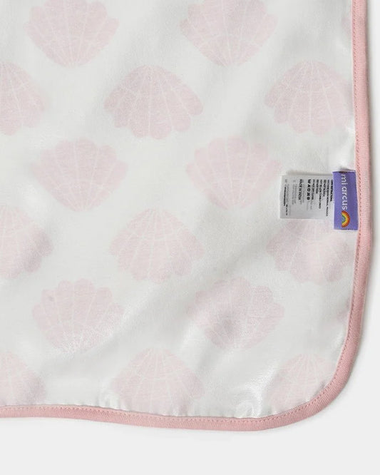 Mi Arcus Mermazing Mattress Protector-Lightweight & Soft-With Waterproof TPU Lamination-Pink & White-For Infants