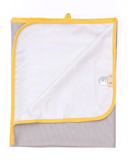 Mi Arcus Koala Wee Wee Knitted Mattress Protector-Lightweight & Soft-With Waterproof TPU Lamination-Grey-For Infants