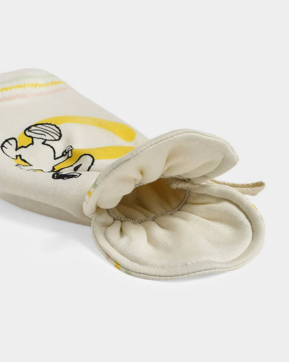 Mi Arcus Peanuts Ivory Bottle Cover-Pack of 2-Multicolor-0 to 12M