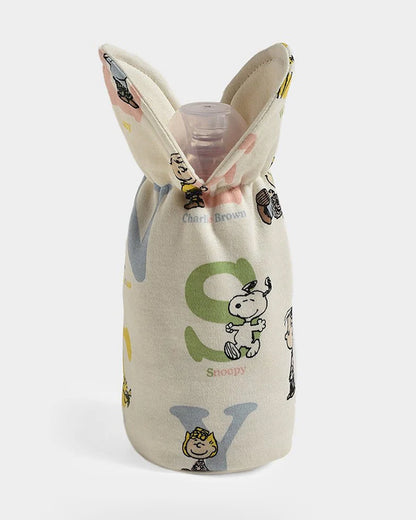 Mi Arcus Peanuts Ivory Bottle Cover-Pack of 2-Multicolor-0 to 12M