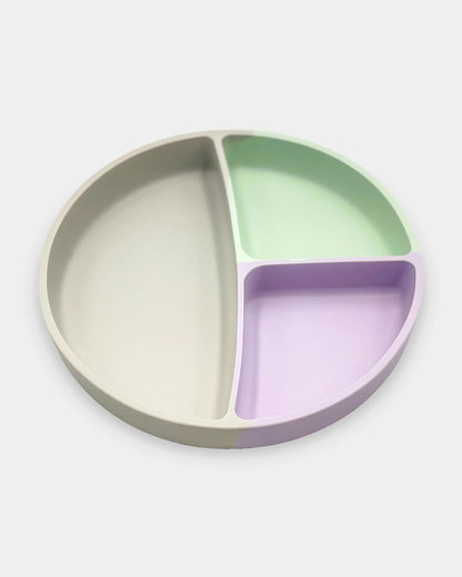 Mi Arcus Mummy & Me Zody Silicon Plate, Spoon & Fork Set-Multicolor-6 to 48M-Meal Set