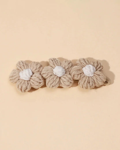 Lille Barn Beige Flora Headband-Solid-Cotton-For Infants