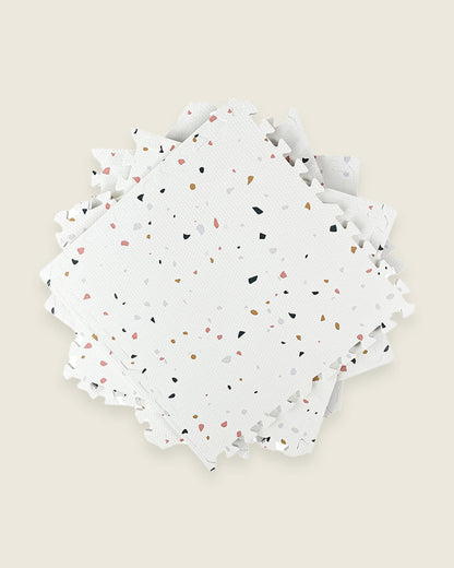 Lille Barn Modern Terrazzo Playmat-Includes 6 Waterproof EVA Foam Tiles-0M+