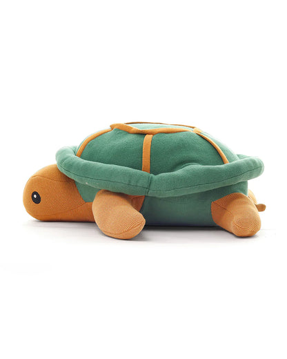 Pluchi Pokey Turtle Cotton Knitted Soft Toy-Promotes Tactile Stimulation-Plush Cuddly Toy For Newborn