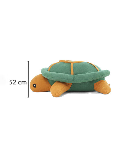 Pluchi Pokey Turtle Cotton Knitted Soft Toy-Promotes Tactile Stimulation-Plush Cuddly Toy For Newborn