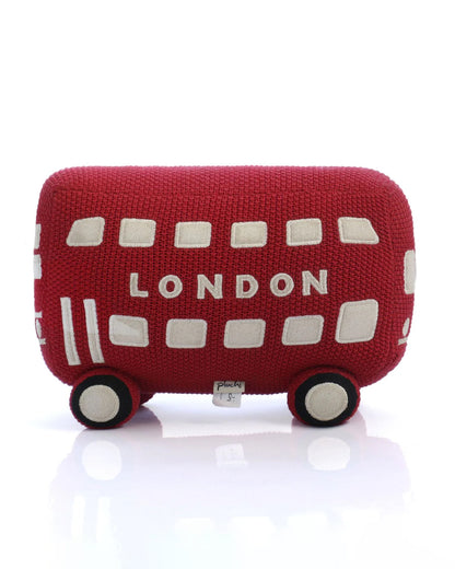 Pluchi Wheels on The Bus 100% Cotton Knitted Soft Toy-Promotes Visual Stimulation-For Newborn