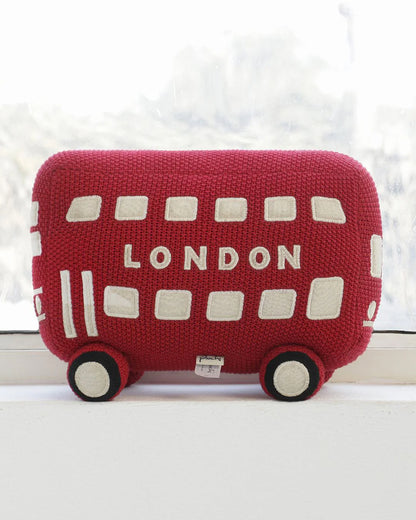 Pluchi Wheels on The Bus 100% Cotton Knitted Soft Toy-Promotes Visual Stimulation-For Newborn