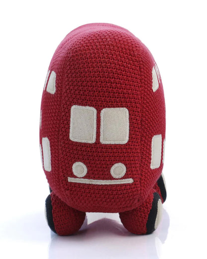 Pluchi Wheels on The Bus 100% Cotton Knitted Soft Toy-Promotes Visual Stimulation-For Newborn