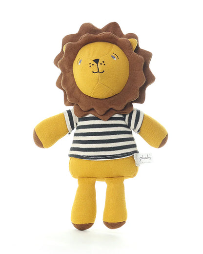 Pluchi Jake The Lion-Cotton Knitted Soft Toy-Promotes Imaginative Play-Plush Cuddly Toy For Newborn