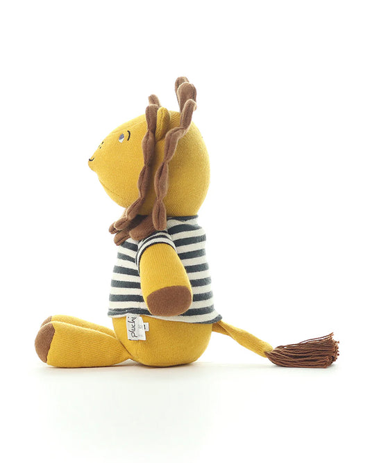 Pluchi Jake The Lion-Cotton Knitted Soft Toy-Promotes Imaginative Play-Plush Cuddly Toy For Newborn