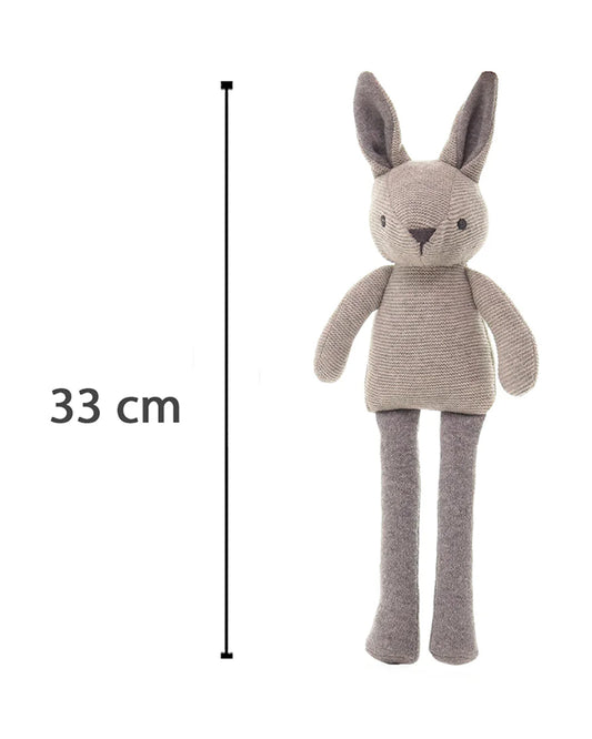 Pluchi Mr. Long Legs-Cotton Knitted Soft Toy-Promotes Tactile Stimulation-Plush Cuddly Toy For Newborn