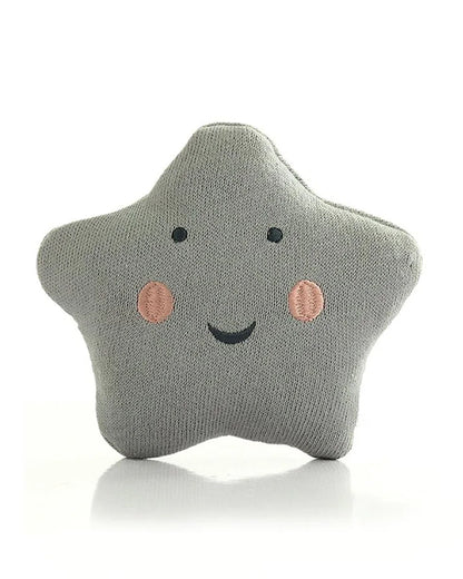 Pluchi Star Nimbus Cloud-100% Cotton Knitted Soft Toy-Promotes Tactile Stimulation-Plush Cuddly Toy For Newborn