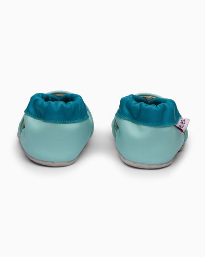 Elves Blue Birdie Slip On Pre-Walker Shoes-For Infants