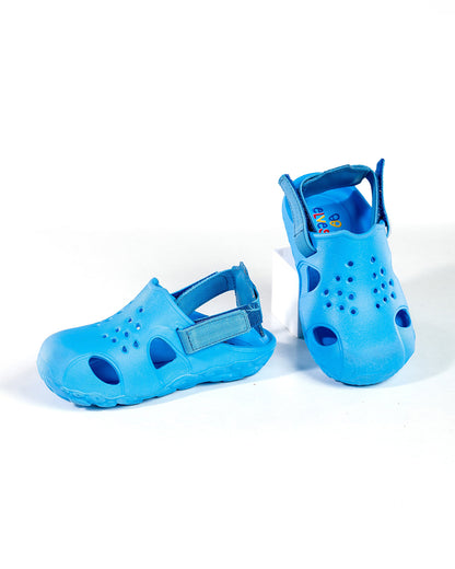 Elves Blue Dory Velcro Clogs-For Infants