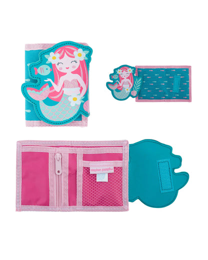 Stephen Joseph Sea Green Wallet-Printed-Polyester-For Infants