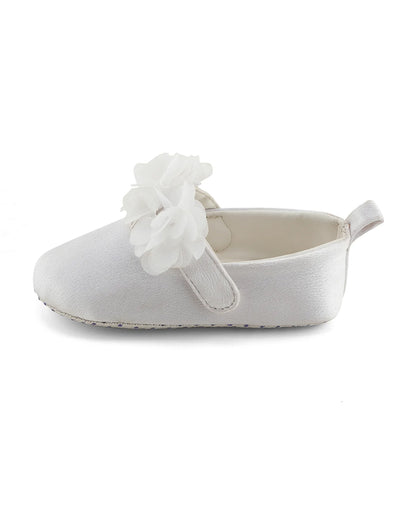 Baby Doe White Blossom Velcro Bellies-For Infants