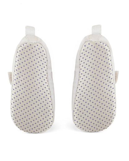 Baby Doe White Blossom Velcro Bellies-For Infants