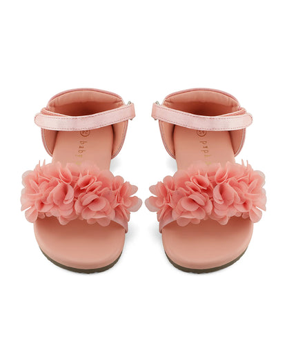 Baby Doe Pink Blossom Velcro Sandal-For Infants
