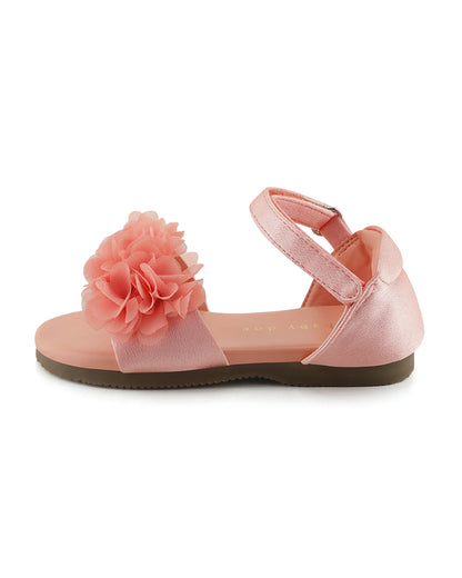 Baby Doe Pink Blossom Velcro Sandal-For Infants