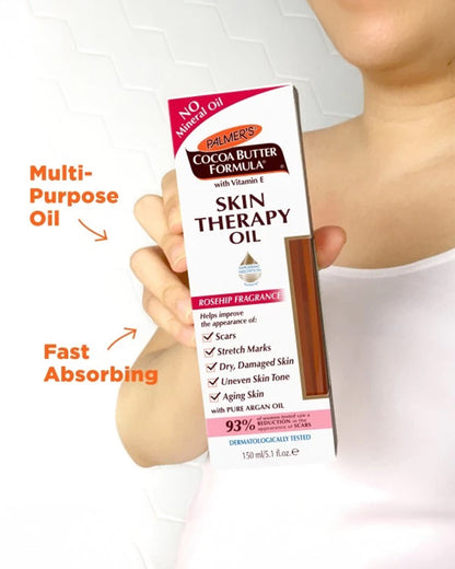 Palmer's Skin Therapy Oil Rosehip-For Body & Face Care-Cocoa Butter Formula with Vitamin E-Pregnancy Safe