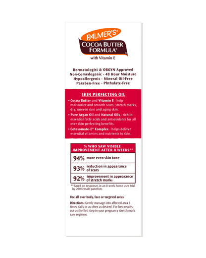 Palmer's Skin Therapy Oil Rosehip-For Body & Face Care-Cocoa Butter Formula with Vitamin E-Pregnancy Safe