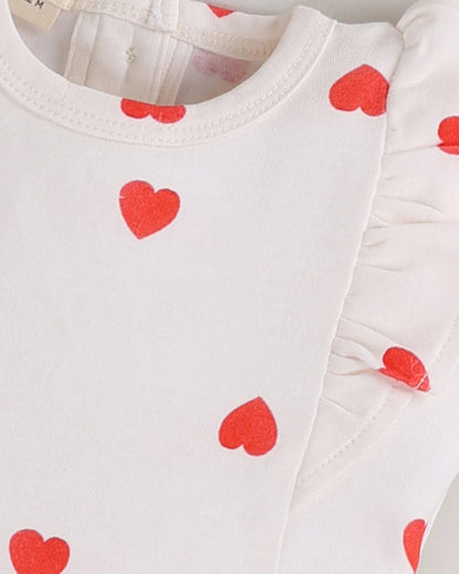 Cot & Candy Baby White Frock Dress-Tiny Love-Organic Cotton-For Infants