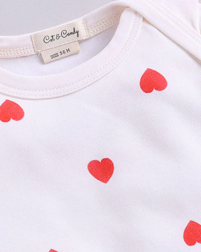 Cot & Candy Baby White Bodysuit-Tiny Love-Organic Cotton-For Infants