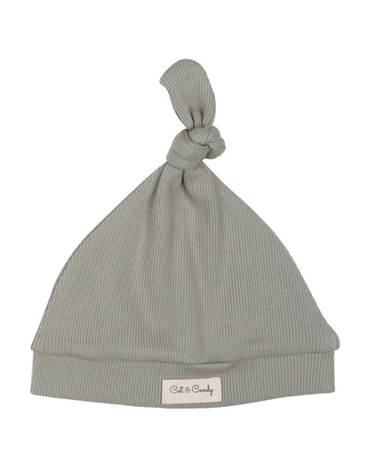 Cot & Candy Baby Sage Cap-Solid-Organic Cotton-For Infants