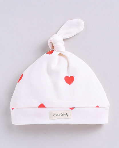 Cot & Candy Baby White Cap-Tiny Love-Organic Cotton-For Infants