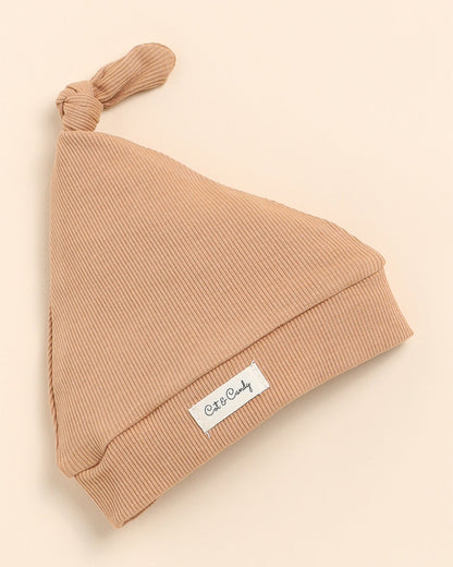 Cot & Candy Baby Camel Cap-Solid-Organic Cotton-For Infants