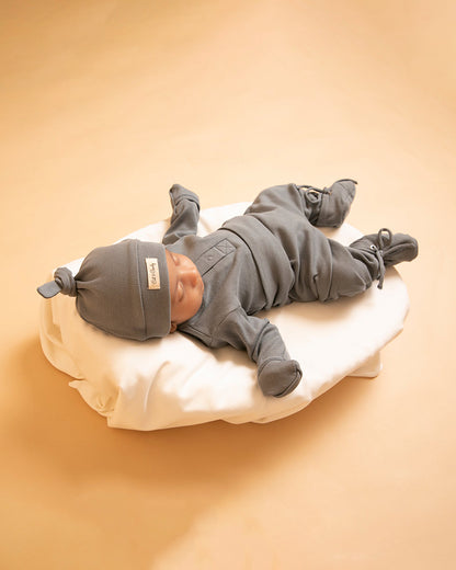 Cot & Candy Baby Aqua Blue Booties-Solid-Organic Cotton-For Infants