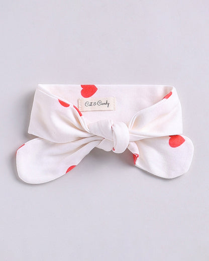 Cot & Candy Baby White Headband-Tiny Love-Organic Cotton-For Infants
