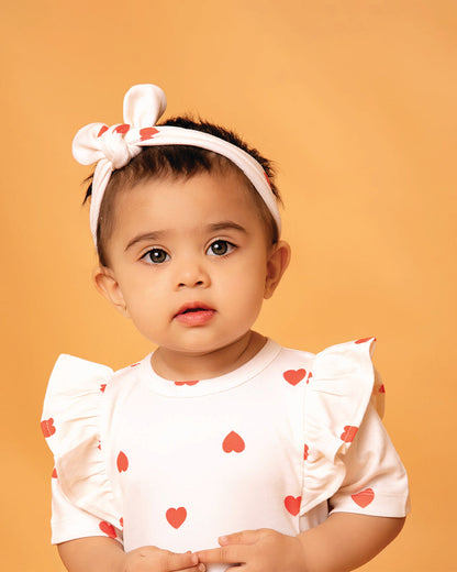 Cot & Candy Baby White Headband-Tiny Love-Organic Cotton-For Infants