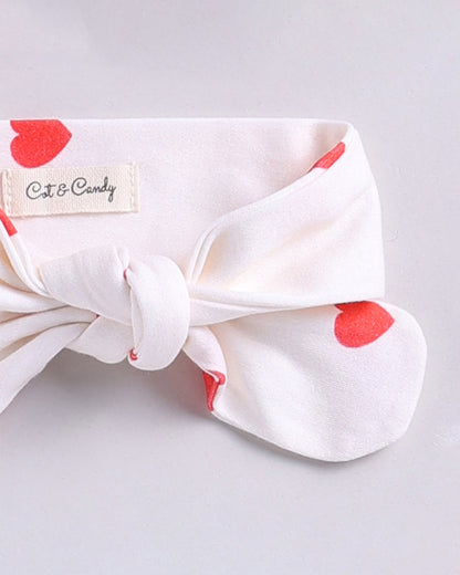 Cot & Candy Baby White Headband-Tiny Love-Organic Cotton-For Infants