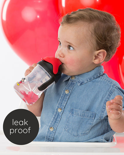 b.box Disney Weighted Straw Sippy Cup-Mickey Mouse-240 ml-6M+